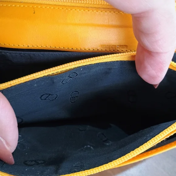 Vintage Dior Vibrant Yellow Clutch - Picture 13 of 15